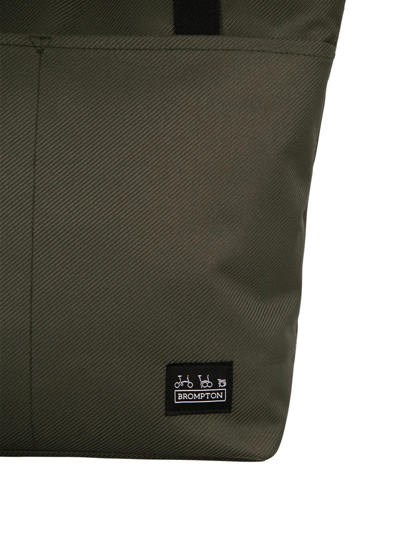 Brompton Borough Tote Tragetasche S Olive mit Rahmen - Q101581