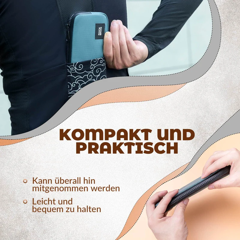 ROCKBROS Geldbeurs Geldbeutel Handige tas voor kredietkaart Schlüssel