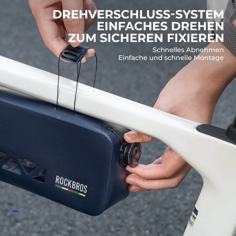 ROAD TO SKY 100 % Wasserdicht Rahmentasche 1,7 L