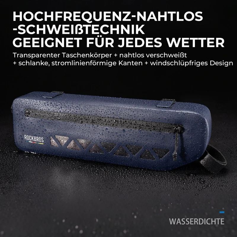 ROAD TO SKY 100 % Wasserdicht Rahmentasche 1,7 L