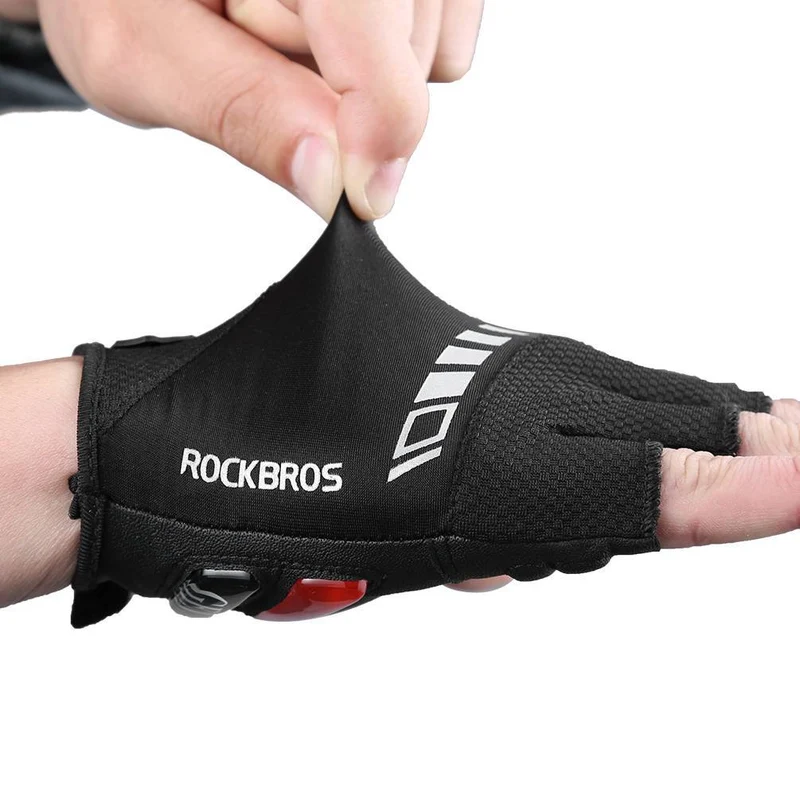 ROCKBROS Halffinger MTB-handschoenen voor heren en dames op het terrein