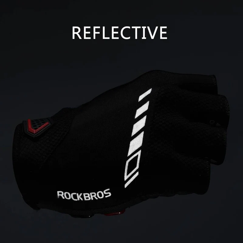 ROCKBROS Halffinger MTB-handschoenen voor heren en dames op het terrein