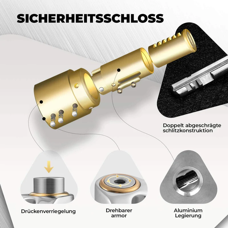 ROCKBROS Fahrradschloss Wasserdicht Sicherheitsschloss voor Motorrad/Fahrrad
