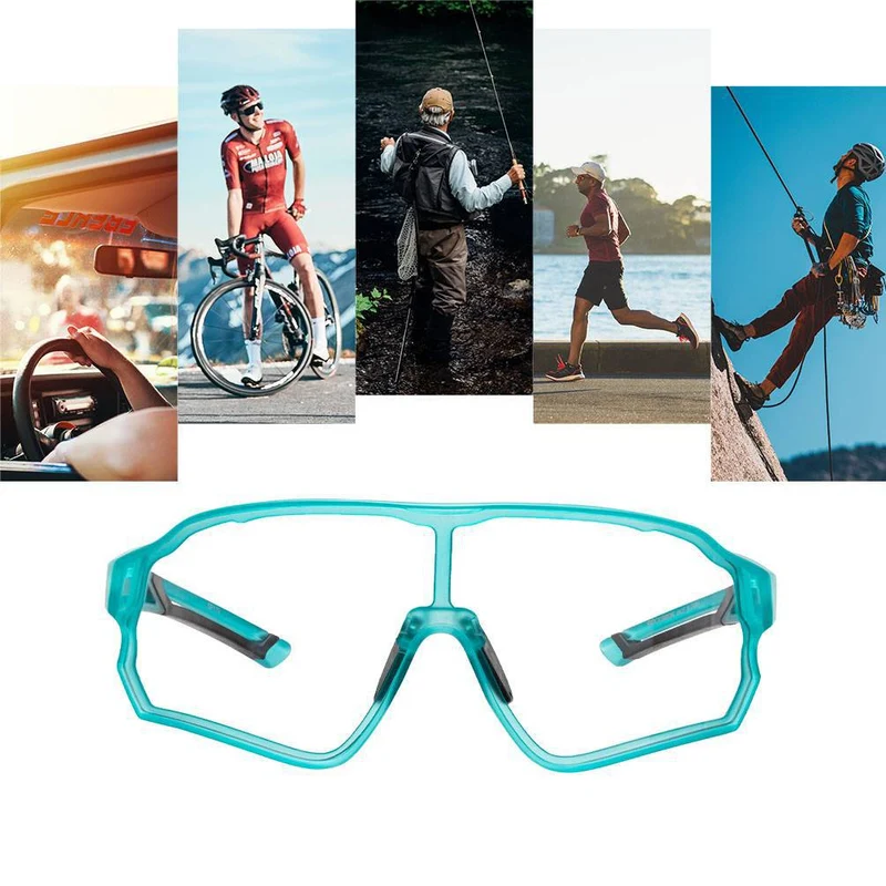 ROCKBROS Photochrome Sonnenbrille Fahrradbrille UV400-Schutz Unisex