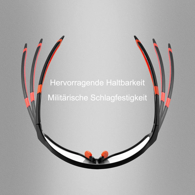 ROCKBROS Photochrome Sonnenbrille Fahrradbrille UV400-Schutz Unisex