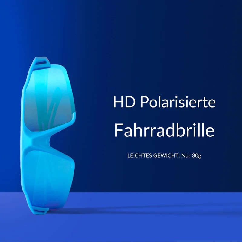 ROCKBROS polariserende zonnebril met UV400 Schutz Hellblau Unisex