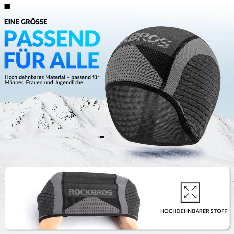 Цёплы Fahrradmütze Atmungsaktiv Sport Funktionsmütze
