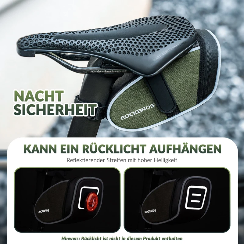 ROCKBROS Satteltaschen Wasserabweisend Werkzeugtasche 2024 nieuwe stijl