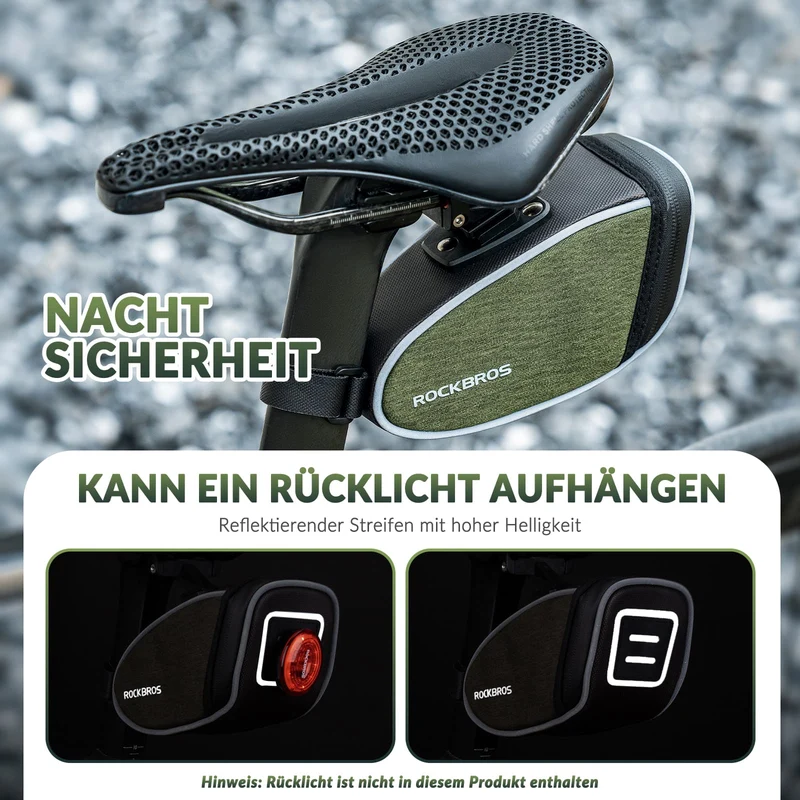 ROCKBROS Satteltaschen Wasserabweisend Werkzeugtasche 2024 nieuwe stijl