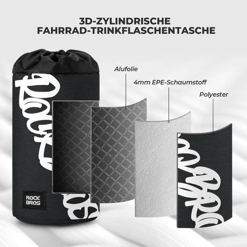 Fahrrad Lenkertasche Mini 1L voor Trinkflaschen Ø9 cm
