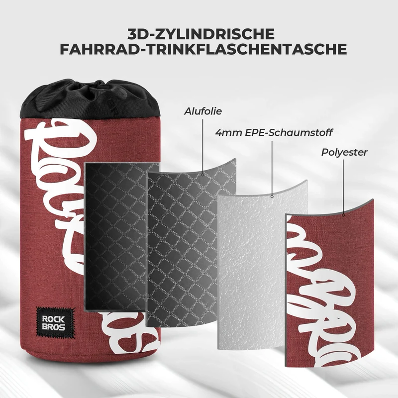 Fahrrad Lenkertasche Mini 1L voor Trinkflaschen Ø9 cm