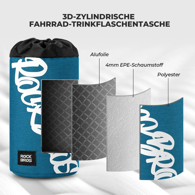 Fahrrad Lenkertasche Mini 1L voor Trinkflaschen Ø9 cm