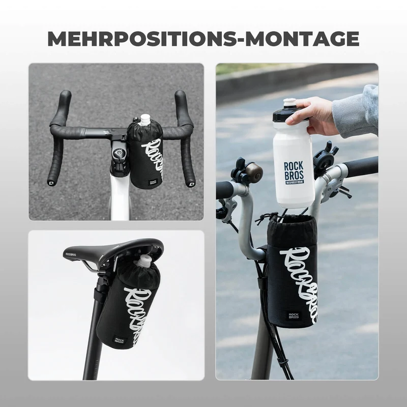 Fahrrad Lenkertasche Mini 1L voor Trinkflaschen Ø9 cm