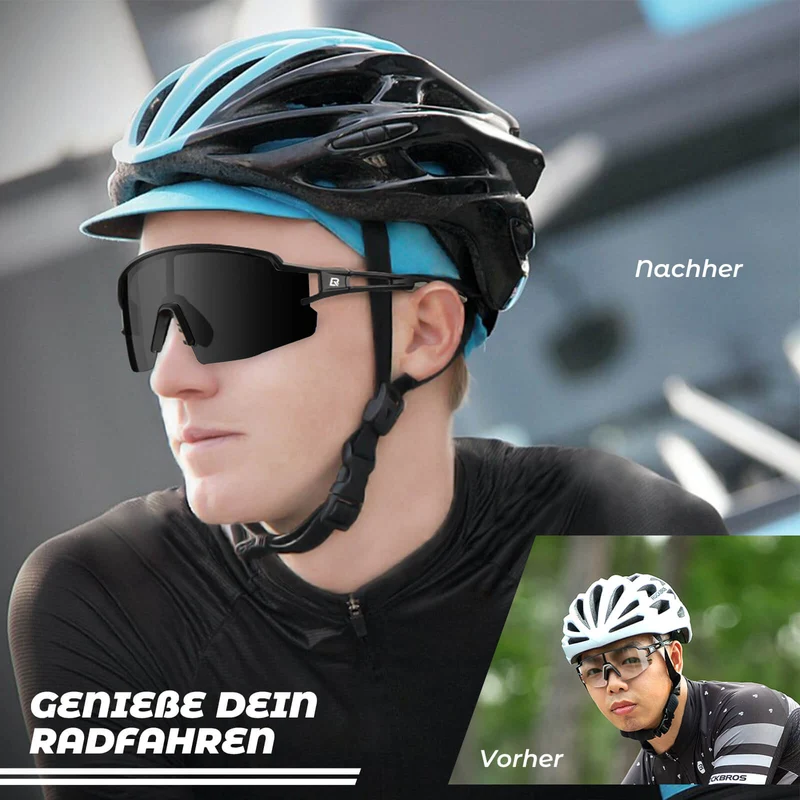 ROCKBROS Sonnenbrille voor mannen en vrouwen UV-Schutz Fahrradbrille