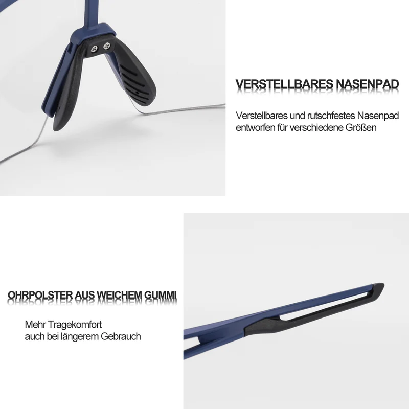 ROCKBROS Sonnenbrille voor mannen en vrouwen UV-Schutz Fahrradbrille