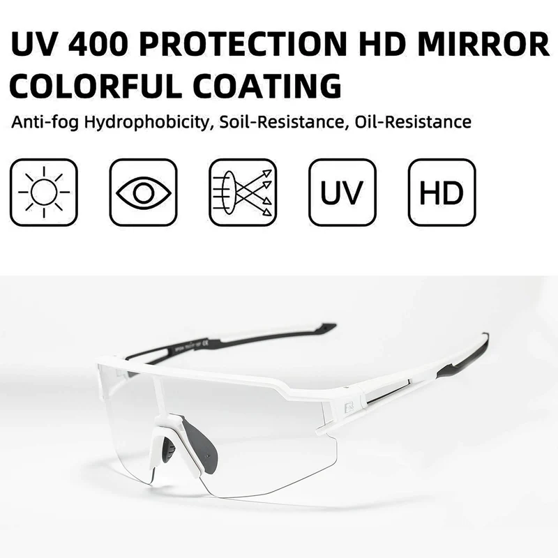 ROCKBROS Sonnenbrille voor mannen en vrouwen UV-Schutz Fahrradbrille