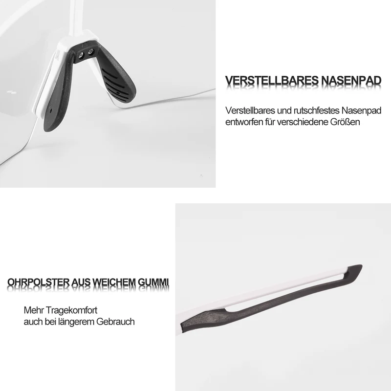 ROCKBROS Sonnenbrille voor mannen en vrouwen UV-Schutz Fahrradbrille