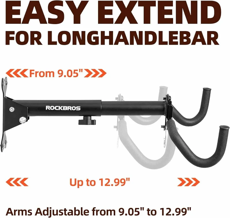 ROCKBROS Fahrrad Wandhalterung Robust Fahrradhalter Verstellbar 15 кг