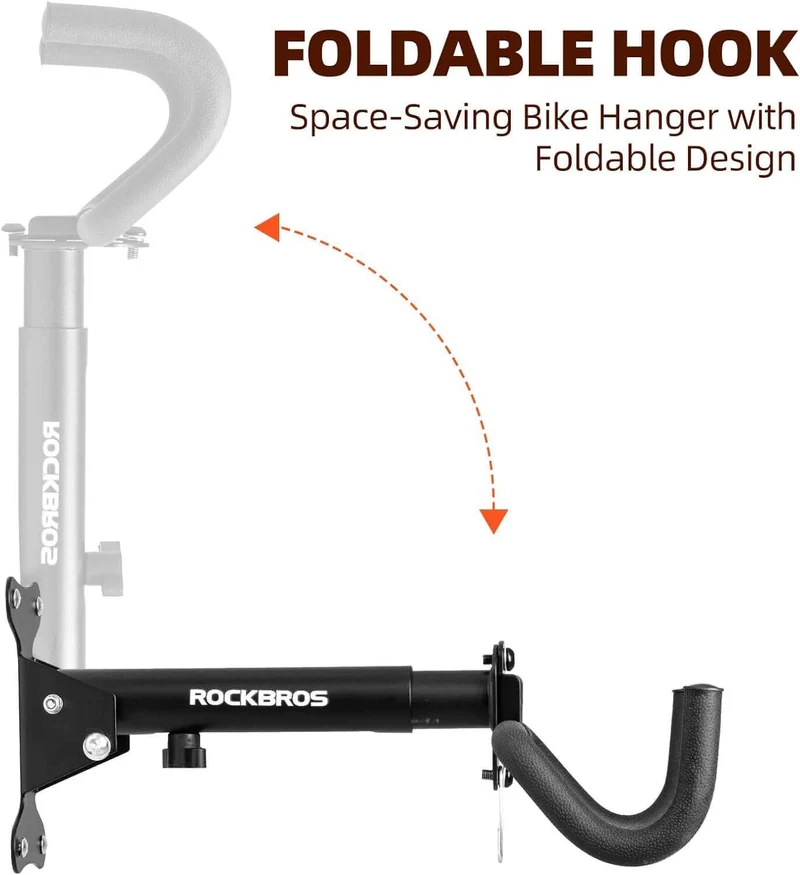ROCKBROS Fahrrad Wandhalterung Robust Fahrradhalter Verstellbar 15 кг