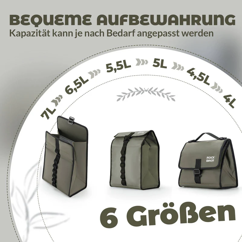 ROCKBROS Fahrradtas Lenkertas Fronttas met Schultergurt