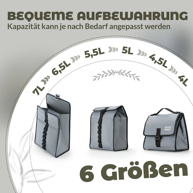 ROCKBROS Fahrradtas Lenkertas Fronttas met Schultergurt