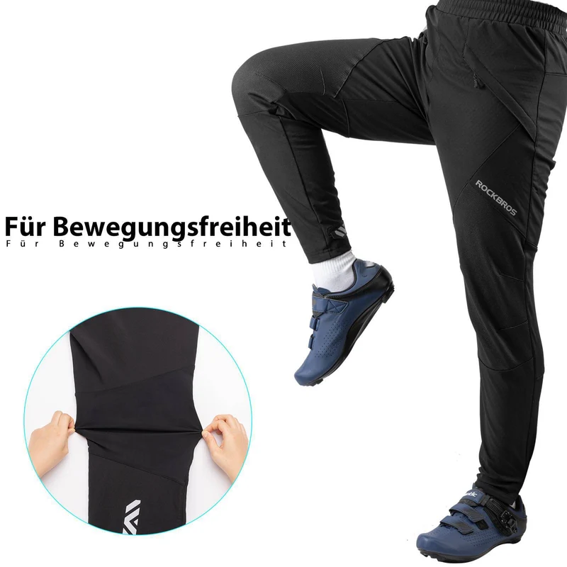 ROCKBROS Winter Radlerhose Herren Lange Fahrradhose Цёплы фліс