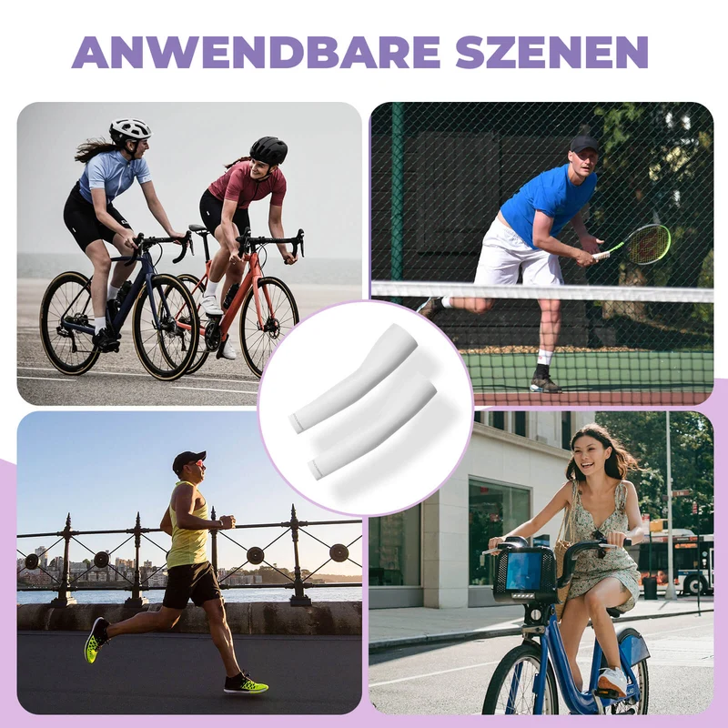 Sonnen Armlinge Arm Sleeve Kühles Gefühl Schnelltrocknend