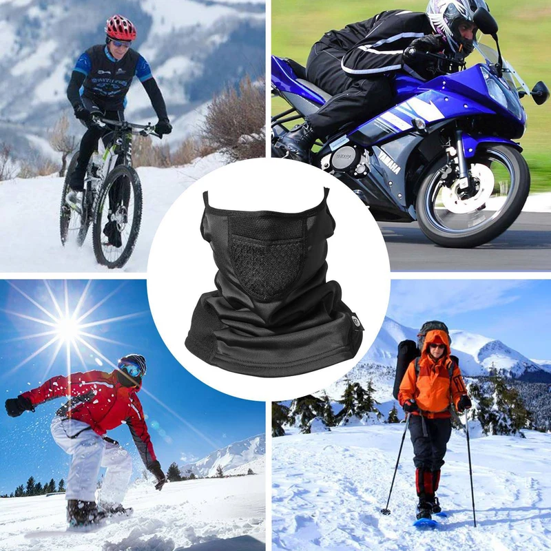 ROCKBROS Winterwarme bivakmutsen Halbe Sturmhaube Unisex