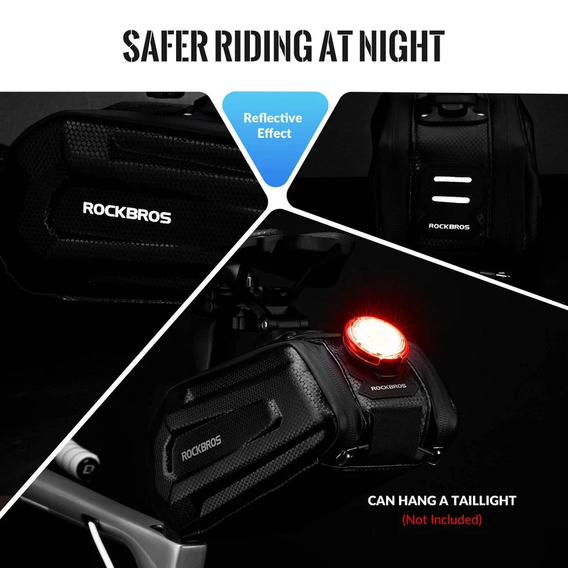 ROCKBROS 3D Hard Shell Fahrrad Satteltasche mit Schnellverschluss 1,8 л