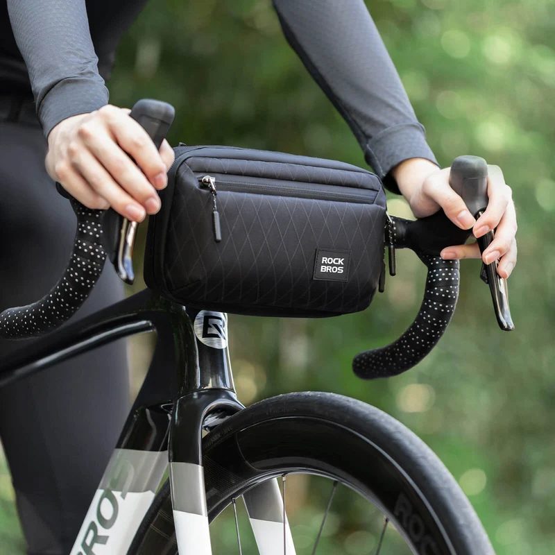 Lenkertasche Fahrradtasche met Schultergurt 2,1L