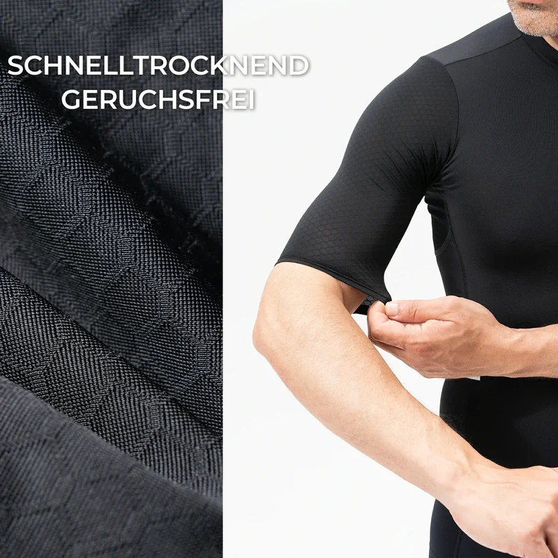 ДАРОГА ДА НЕБА Herren Radtrikot Kurzarm mit Taschen