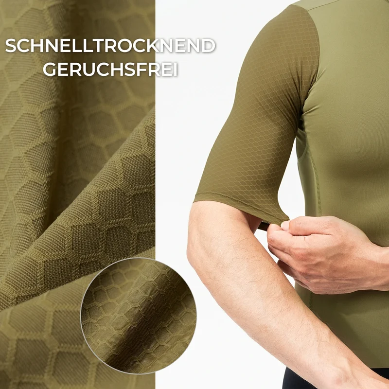 ДАРОГА ДА НЕБА Herren Radtrikot Kurzarm mit Taschen