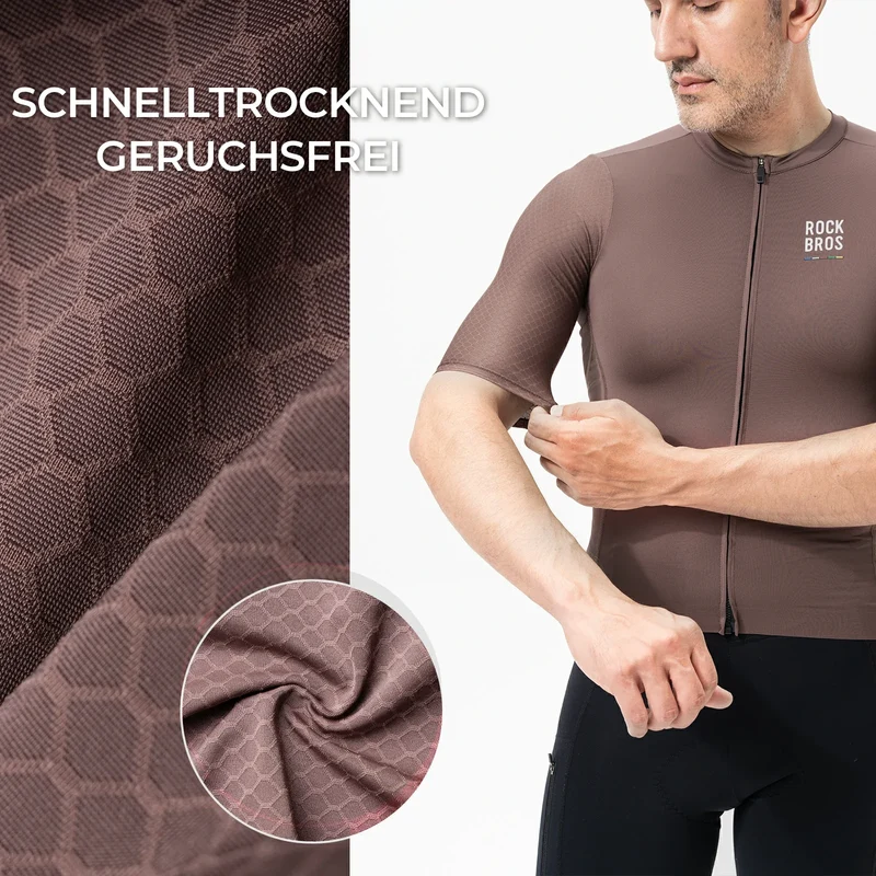 ДАРОГА ДА НЕБА Herren Radtrikot Kurzarm mit Taschen