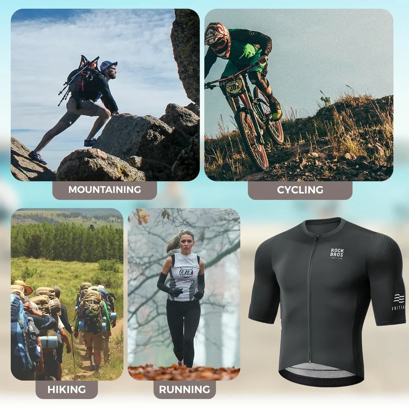 ДАРОГА ДА НЕБА Herren Radtrikot Kurzarm mit Taschen