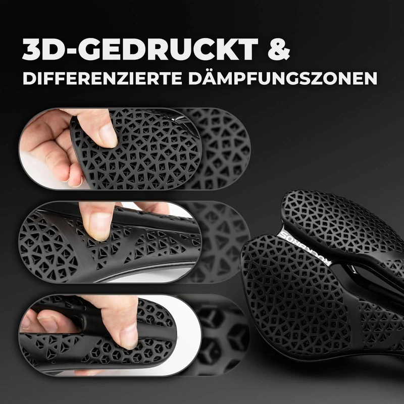 Fahrradsattel Wasserdicht Ergonomisch voor MTB, Gravel, E-Bikes