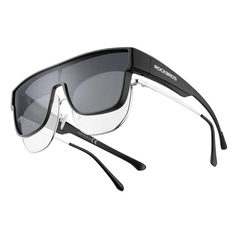 ROCKBROS Polarisierte Fahrradbrille Kurzsichtbrille Überbrille Унісекс Sportbrille