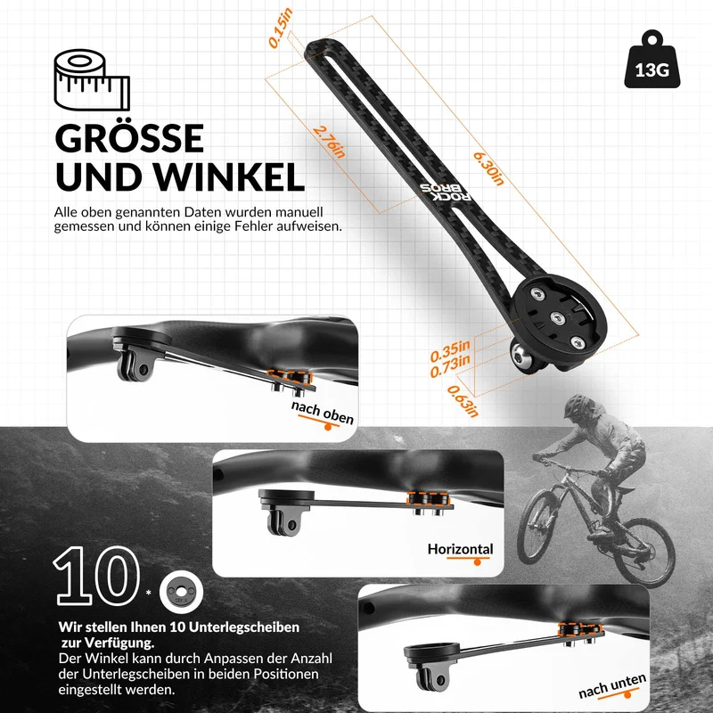 Fahrradcomputer Halterung Lenkerhalterung voor Garmin/Wahoo/Bryton/Giant