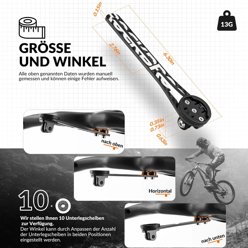 Fahrradcomputer Halterung Lenkerhalterung voor Garmin/Wahoo/Bryton/Giant