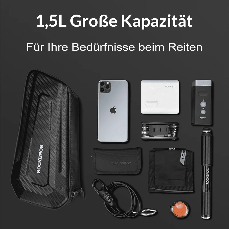 ROCKBROS Rahmentasche Fahrradtassche voor MTB, Rennräder 1,5L / 2,5L