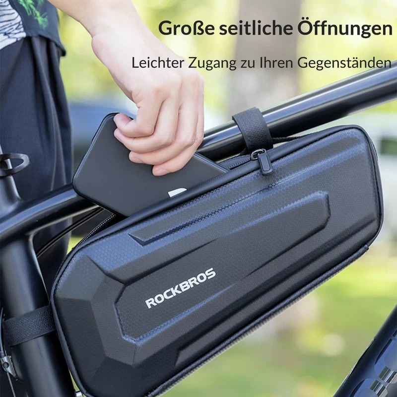 ROCKBROS Rahmentasche Fahrradtassche voor MTB, Rennräder 1,5L / 2,5L