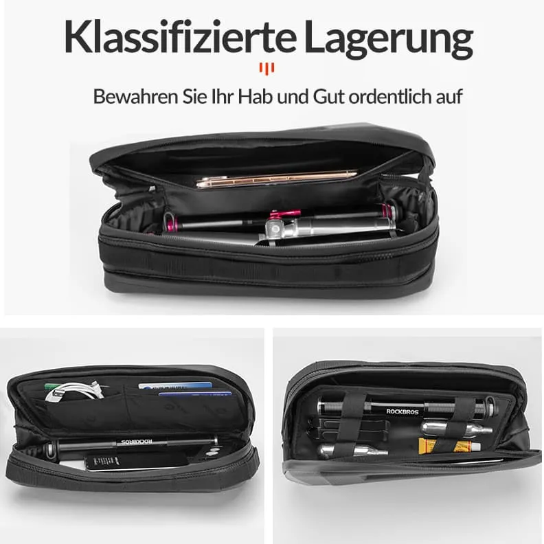 ROCKBROS Rahmentasche Fahrradtassche voor MTB, Rennräder 1,5L / 2,5L