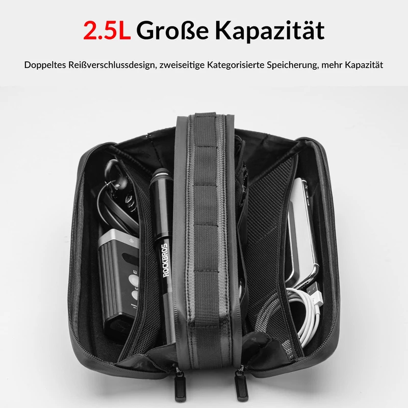 ROCKBROS Rahmentasche Fahrradtassche voor MTB, Rennräder 1,5L / 2,5L