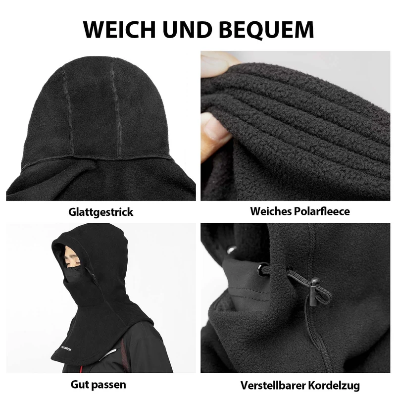 ROCKBROS Sturmhaube Зімовая Балаклава Wärmer für Outdoor-Sportarten
