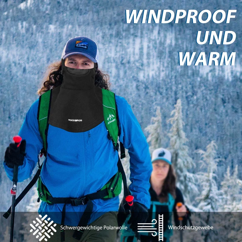 ROCKBROS Sturmhaube Зімовая Балаклава Wärmer für Outdoor-Sportarten