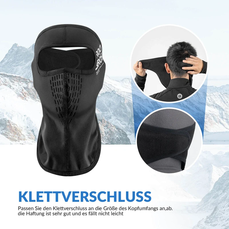 ROCKBROS Sturmhaube voor maximaal comfort en perfecte haarbescherming