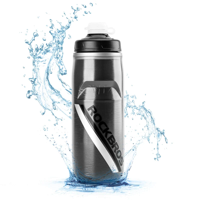 ROCKBROS Fahrradflasche 620 ml Sportflasche met 5 Stunden Kühlhaltefunktion