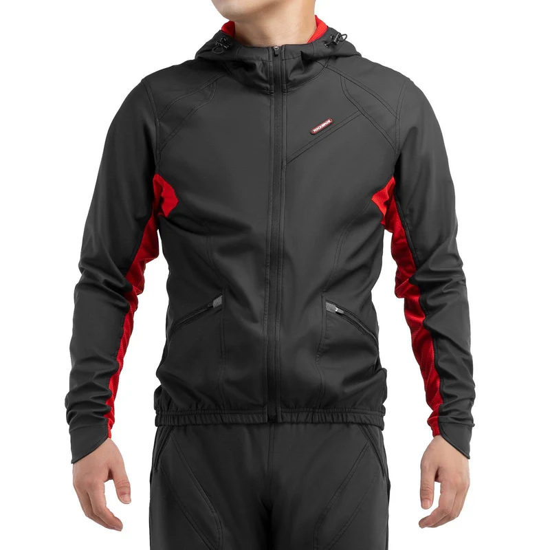 ROCKBROS Fahrradjacke Heren Winter Winddicht Softshelljack Zwart