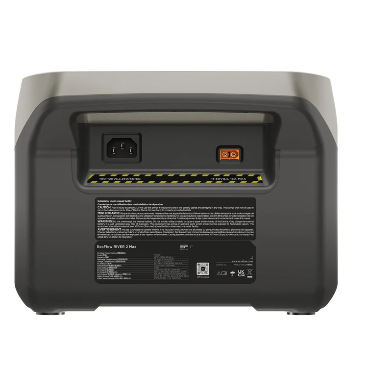 EcoFlow RIVER 2 Max tragbare Powerstation 500 W 512 Wh 6 kg 0% MwSt. (gem. § 12 Abs. 3 UStG)