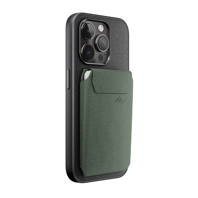 Mobile Wallet | Slim Wallet | Sage | Fabric | PD Certified