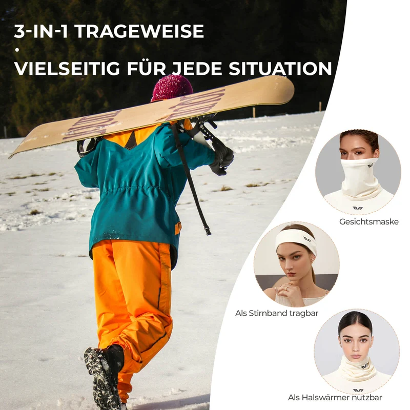 TVI Winter Sturmhaube Atmungsaktiv Warm Masker voor Damen